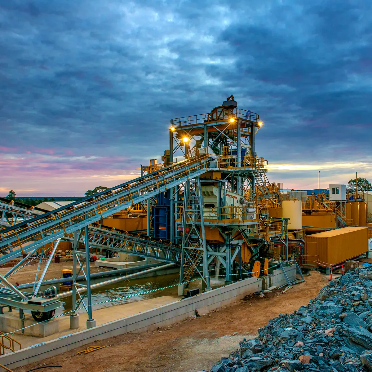 Power factor correction solutions installed on a coal mine, designed to ensure operations draw power effectively